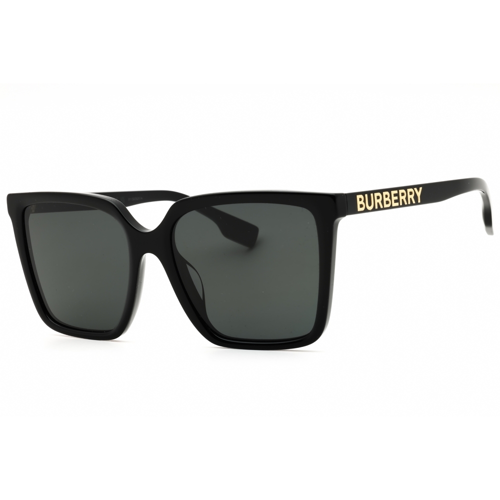 NWT Burberry 0BE4411D-300187 Black Rectangle 57mm Sunglasses